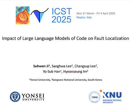 ICST25 presentation